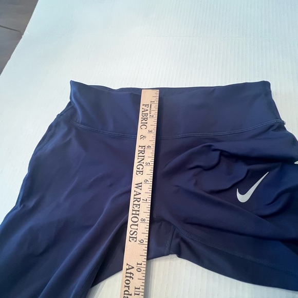 NIKE DRI FIT NAVY BLUE SIZE SMALL ANKLE RUNNING LEGGINGS - Picture 5 of 13
